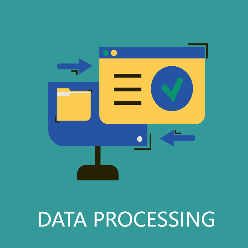 Web data scraping service, data formatting, data processing