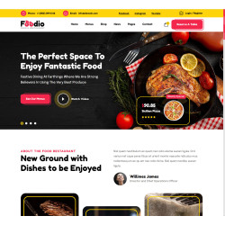 中西餐厅/咖啡馆网站设计方案