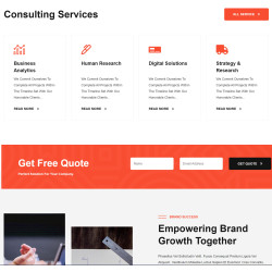 Website Solution for Business & Finance Consulting