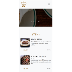 Solution de site web pour la restauration rapide et les restaurants