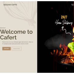 Cafe and restaurant Website Solution